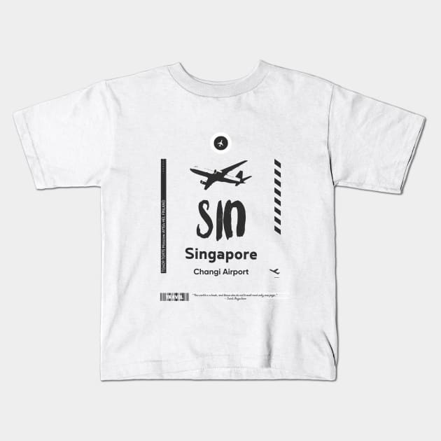 SIN Singapore Kids T-Shirt by Woohoo